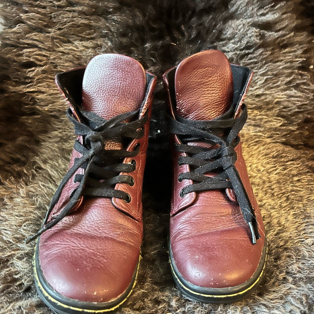 Dr. Martens Brown and Black Classic Boots